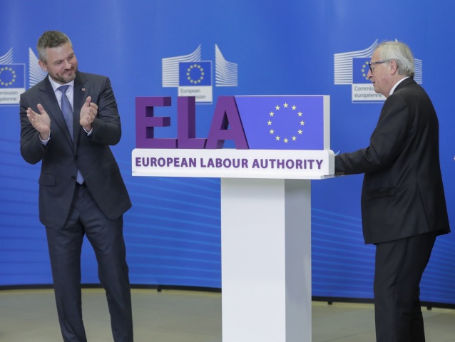 Belgicko EÚ SR ELA Juncker Pellegrini