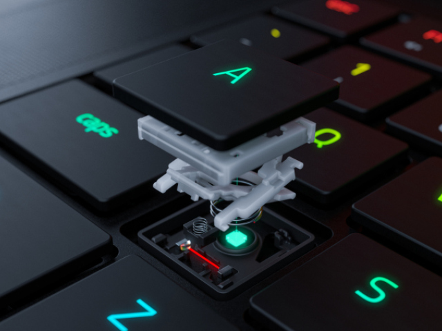 Razer Blade 15 Advanced, klávesnica,