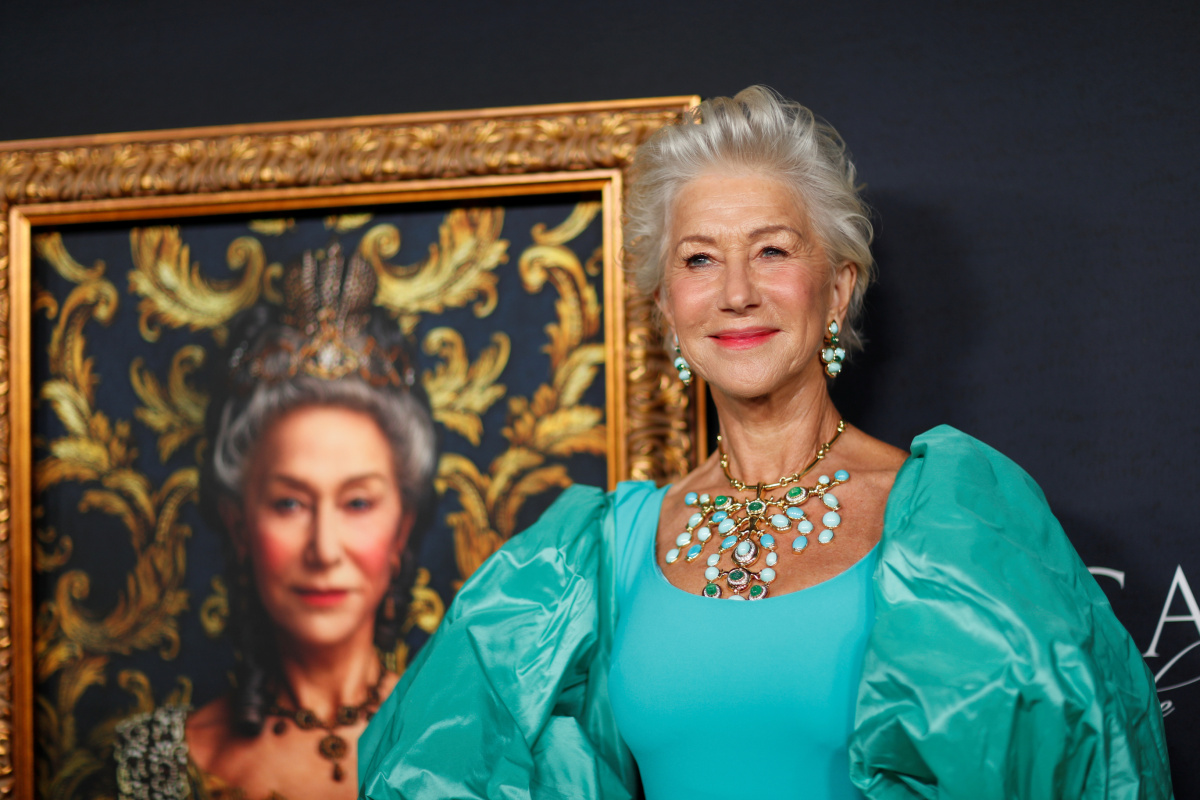 Herečka Helen Mirren.