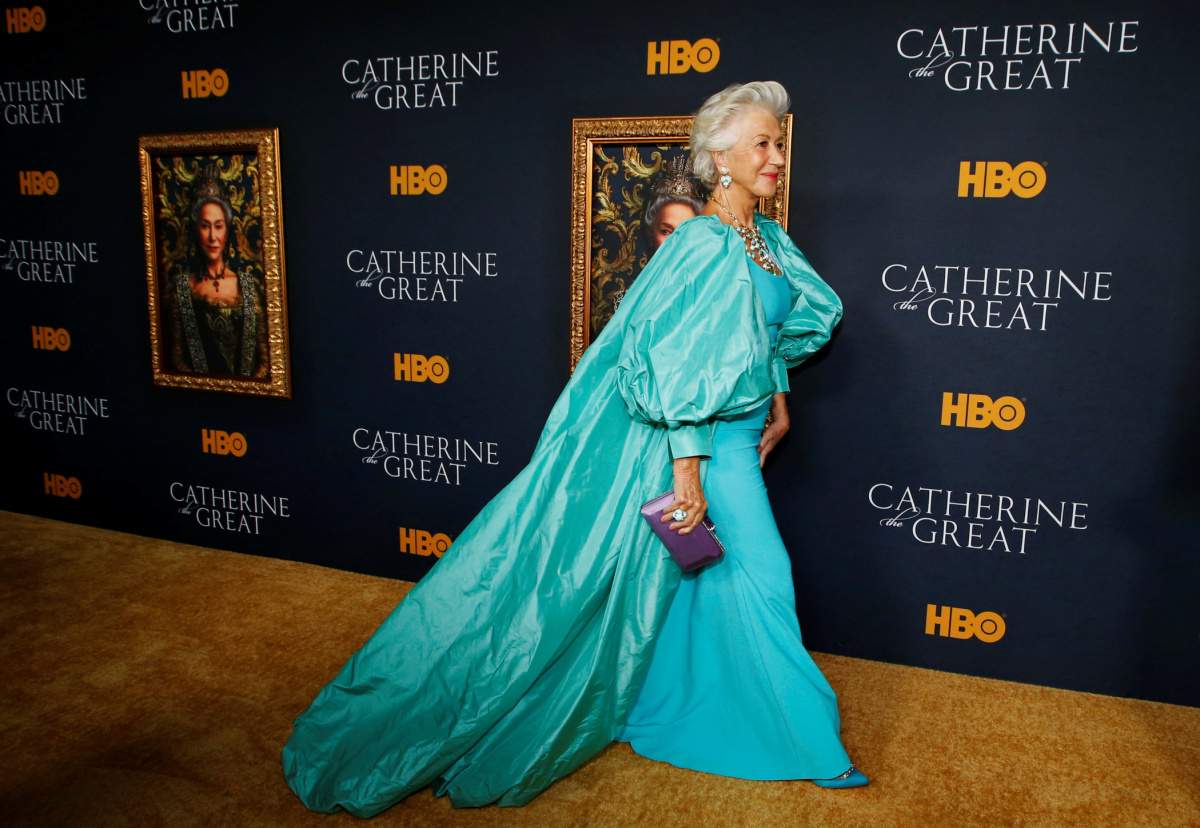 Herečka Helen Mirren.