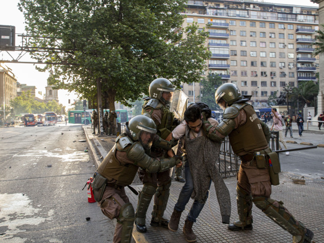 Cile protesty
