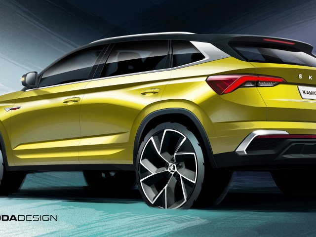 Škoda Kamiq GT - oficiálne skice 2019