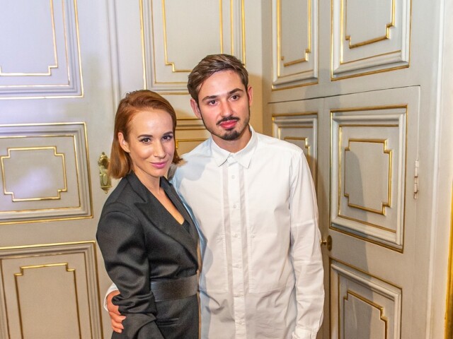 Herečka Táňa Pauhofová so svojím partnerom Jonatánom Pastirčákom. 