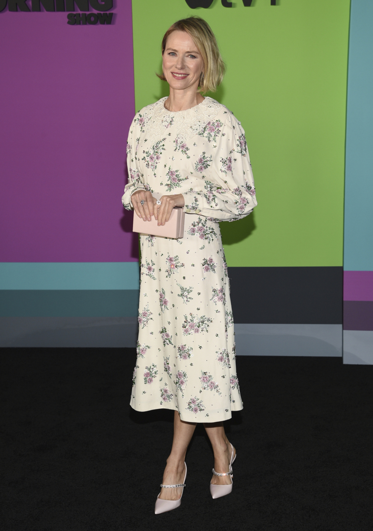 Herečka Naomi Watts na premiére projektu The Morning Show.