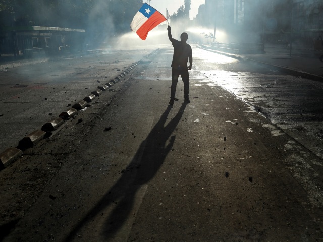 Čile / protest /