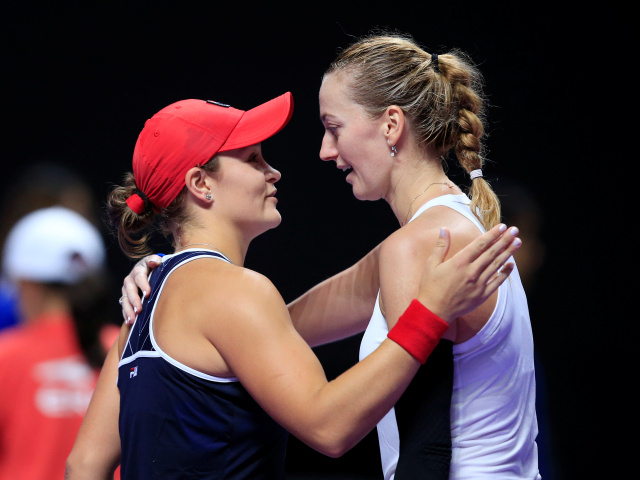 Ashleigh Bartyová, Petra Kvitová