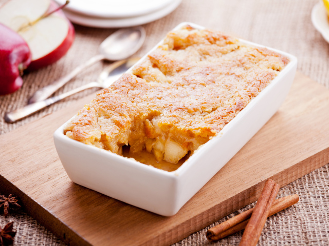 Jablkový crumble