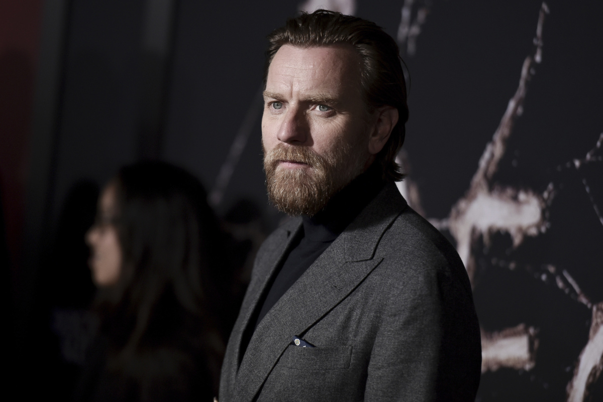 herec Ewan McGregor na premiére filmu Doktor Spánok. 