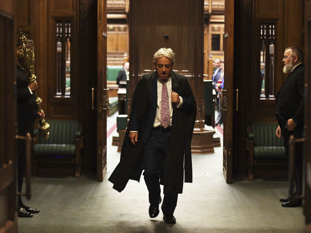 Británia EÚ brexit parlament Bercow odchod