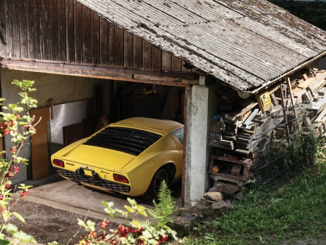 Lamborghini Miura P400 S - nález v Nemecku