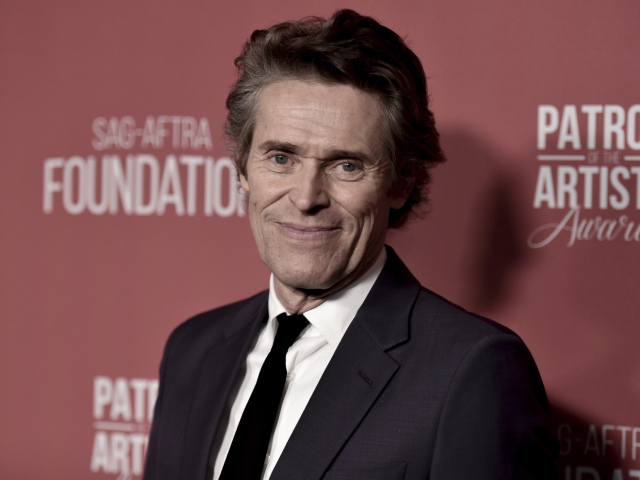Herec Willem Dafoe na cenách SAG-AFTRA Foundation's 2019 Patron of the Artists Awards.