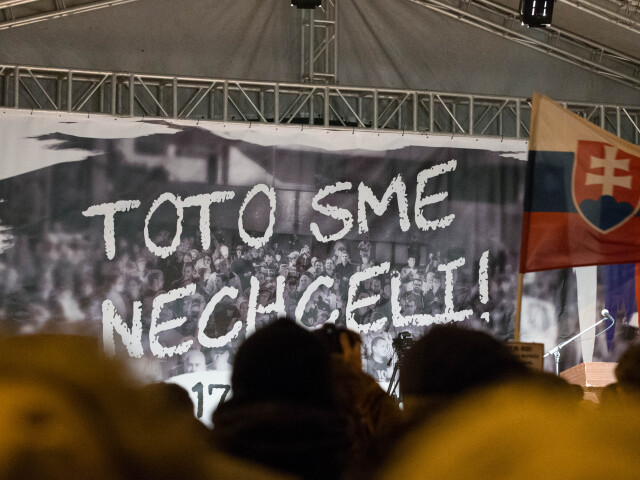 17. november, Toto sme nechceli, miting