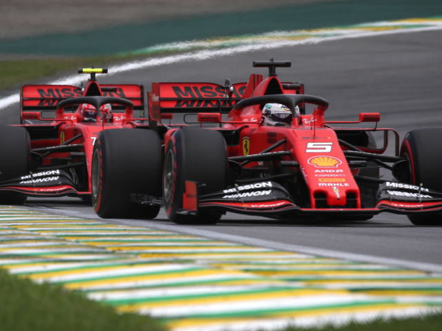 Charles Leclerc, Sebastian Vettel