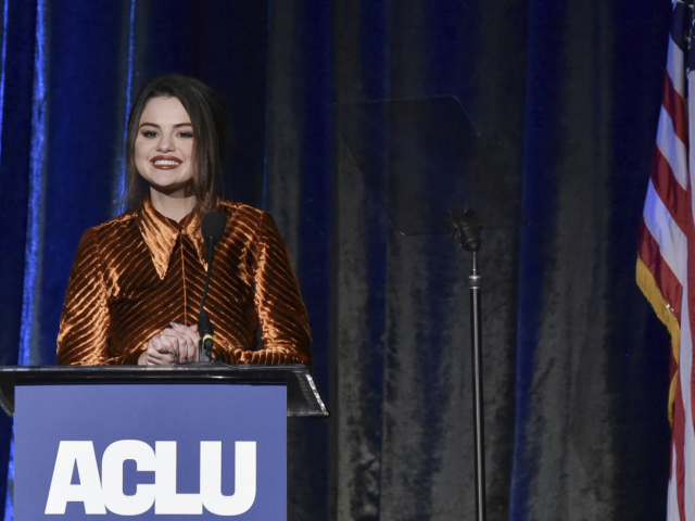 Herečka a speváčka Selena Gomez na podujatí ACLU SoCal's Annual Bill of Rights Dinner.