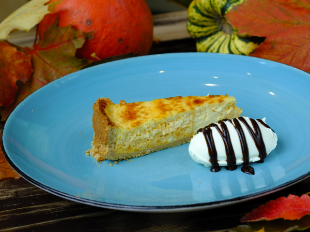 Tekvicovo-ananásový cheesecake