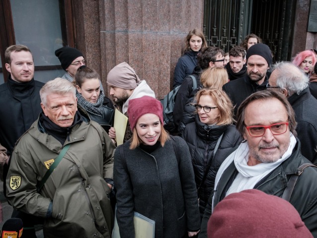 Protest pred MKSK