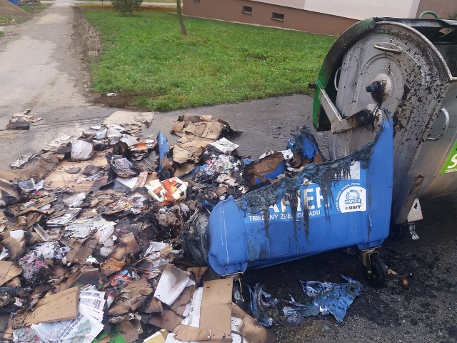 kontajner poziar Kosice