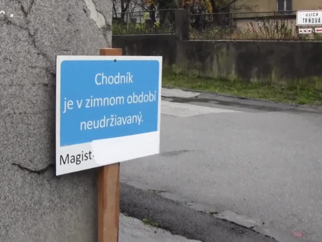 Kosice chodniky