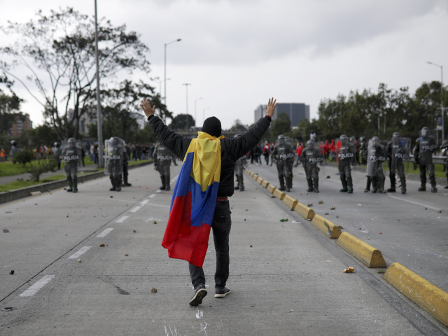 Kolumbia / protest /