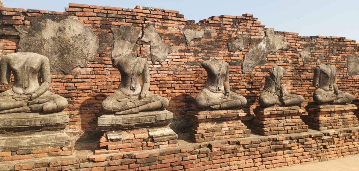 Wat Chai Watthanaram v thajskom meste Ayutthaya. 