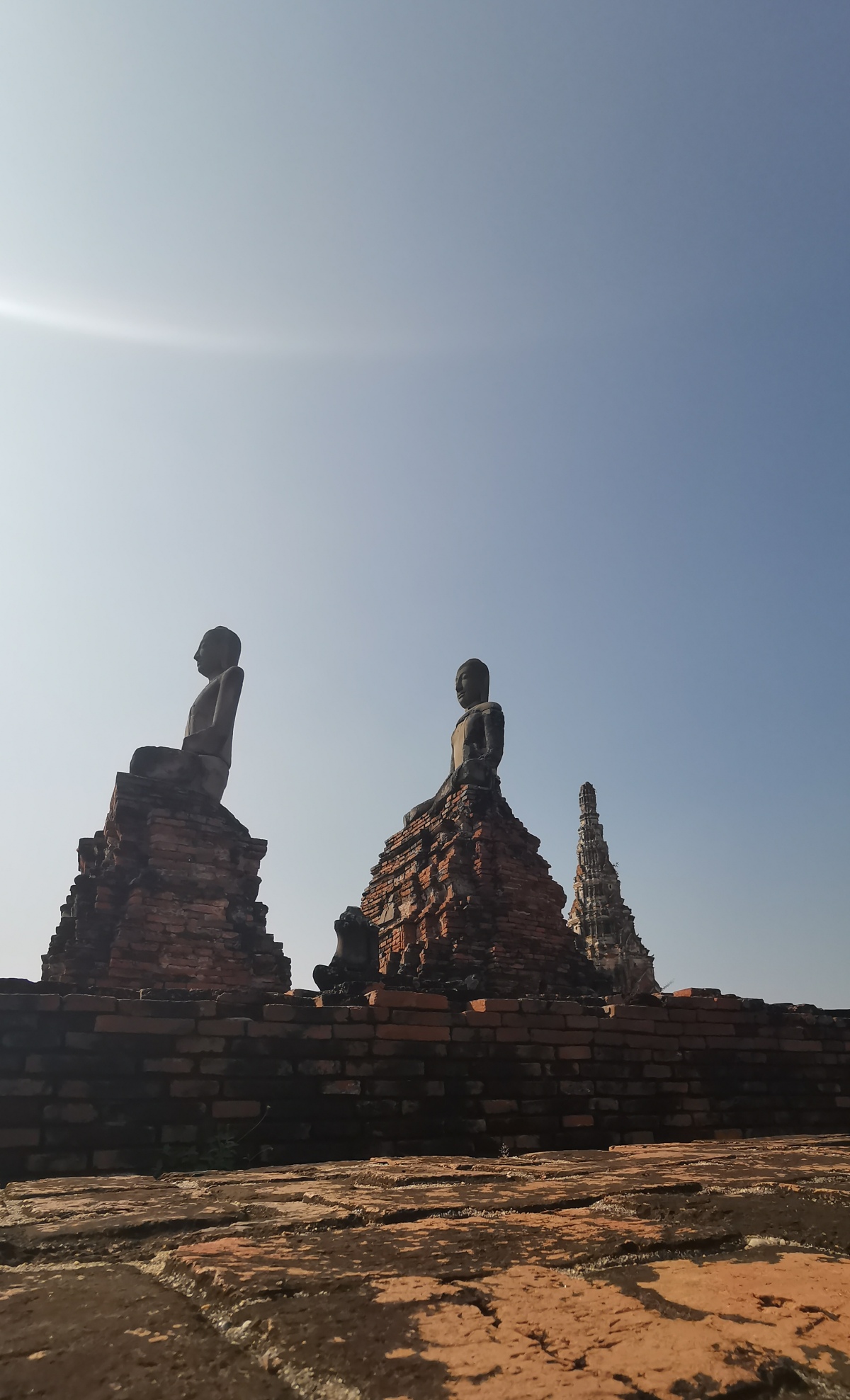 Wat Chai Watthanaram v thajskom meste Ayutthaya. 