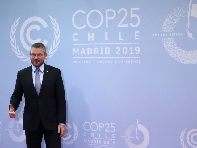 Peter Pellegrini / Madrid / summit / klíma / klimatický /