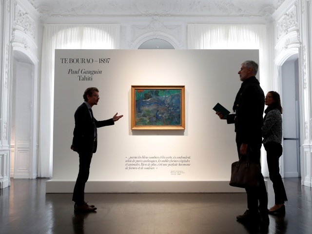 Paul Gauguin / maľba / obraz / aukcia / Te Bourao II /