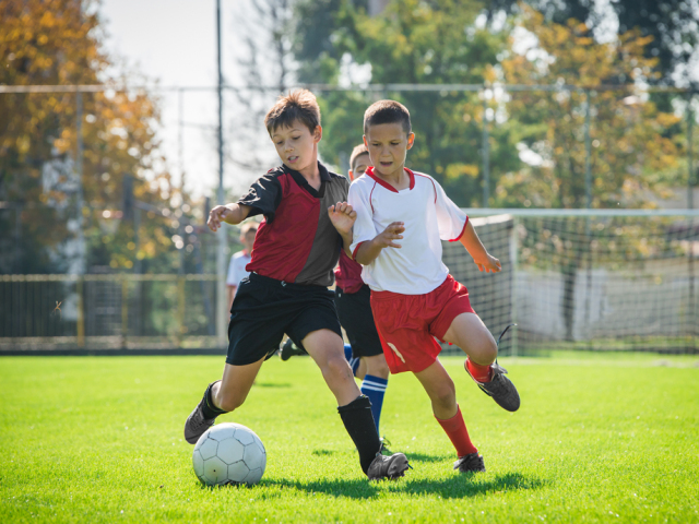 futbal, deti