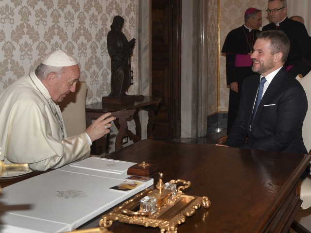 pápež františek peter Pellegrini