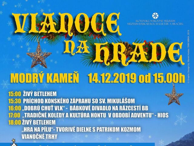 Vianoce na hrade 2019, Modrý Kameň