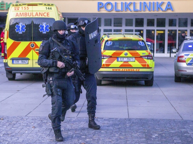 ČR česko streľba ostrava nemocnica