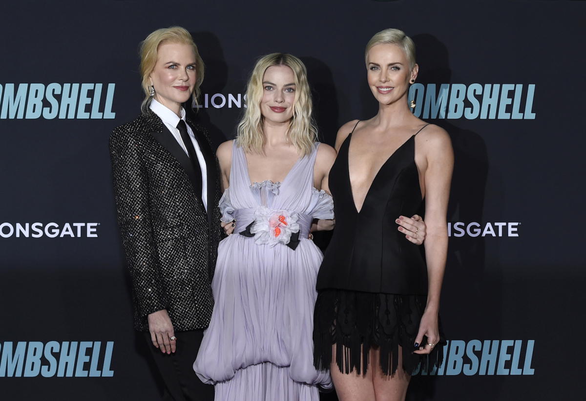Nicole Kidman, Margot Robbie a Charlize Theron