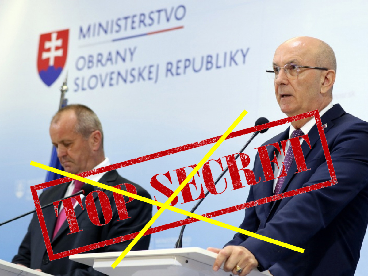 DN - Utajovanie Zmluv MO SR
