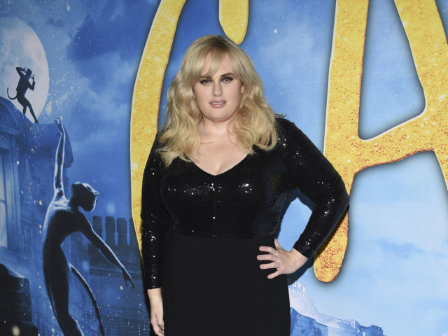 Herečka Rebel Wilson na newyorskej premiére muzikálového filmu Cats.