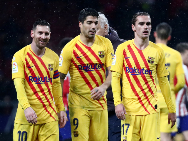 Lionel Messi, Luis Suárez, Antoine Griezmann