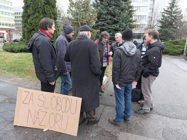 SAV protest blaha