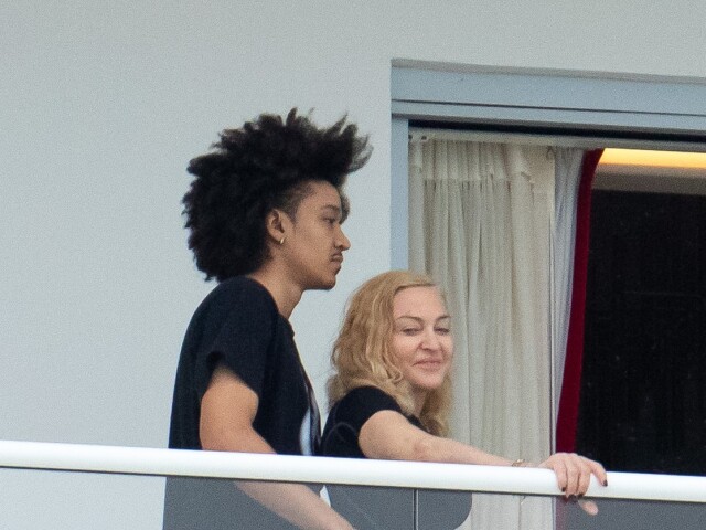 Speváčka Madonna a jej nový milenec - tanečník Ahlamalik Williams.
