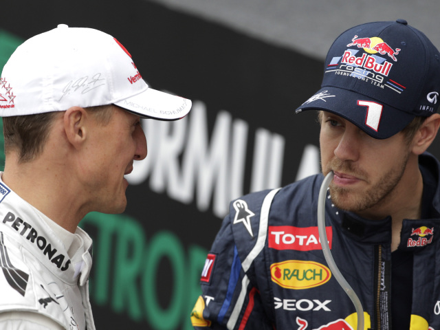 Sebastian Vettel, Michael Schumacher