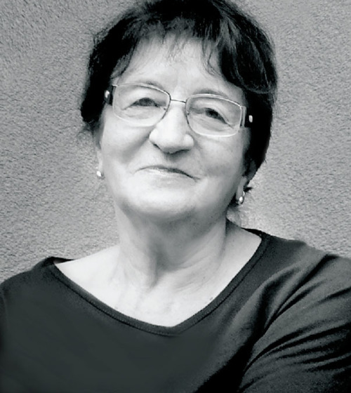 Výtvarníčka Oľga Bleyová.