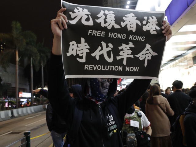 HongKong Protesty demonštrácia