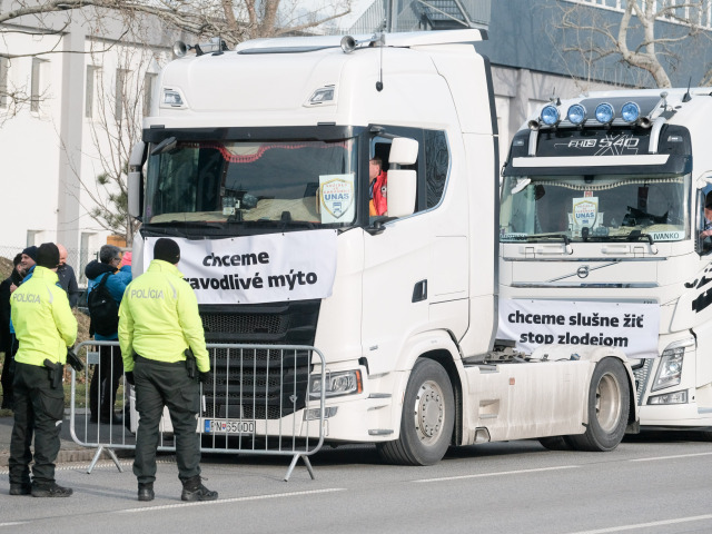 protest autodopravcov