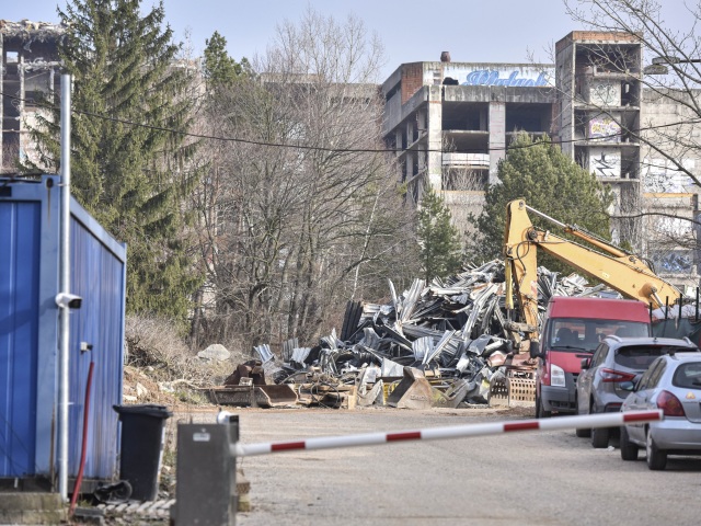Bratislava nemocnica Rázsochy búranie