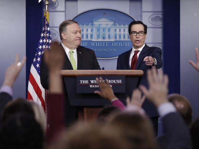 sankcie pompeo mnuchin