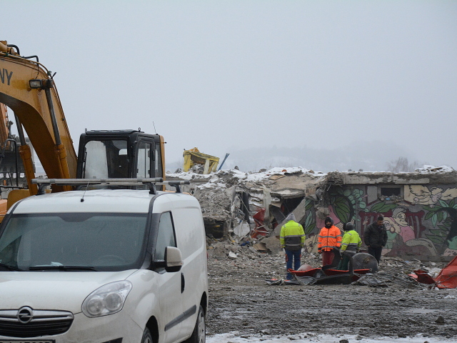 vybuch plynu v Prešove, buracie prace, demolácia