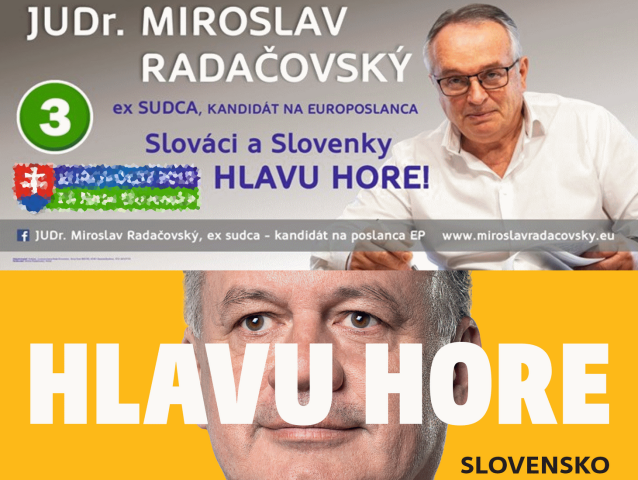 billborad, andrej kiska, miroslav radačovský