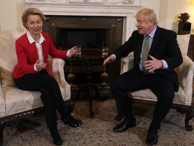 von der Leyenová, Boris Johnson