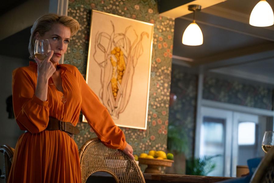 Gillian Anderson je v tomto seriáli neprekonateľná! Jej úloha Jean, slobodomyseľnej matky a sexuologičky jej sedí ako uliata.