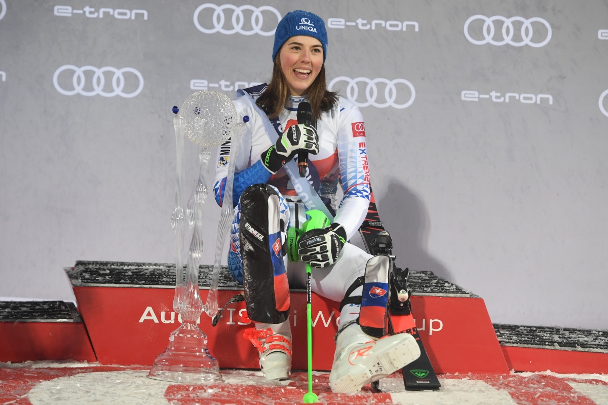 Rakúsko SR nočný slalom ženy SP 2. kolo