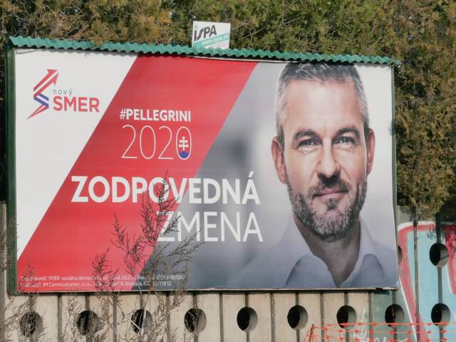 bilbord, billboard, volby 2020, Smer