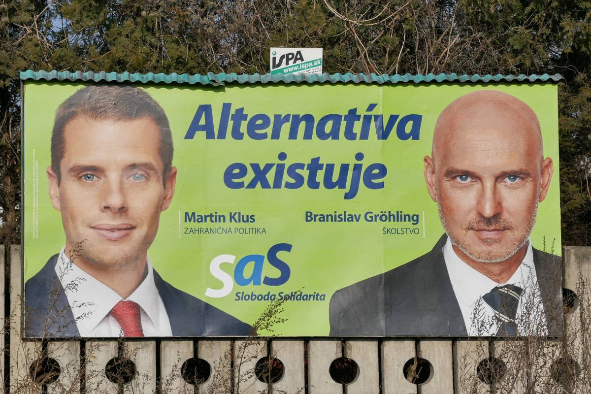 bilbord, billboard, volby 2020, SaS